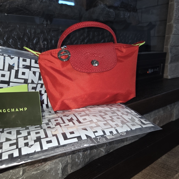 Longchamp Mini Bag in Vibrant Red - Picture 1 of 12